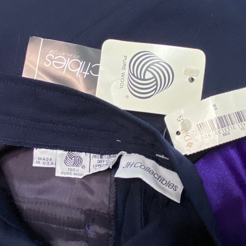 NWT📌 JH Collectibles Superb Wool Pants - Trousers - Picture 7 of 8